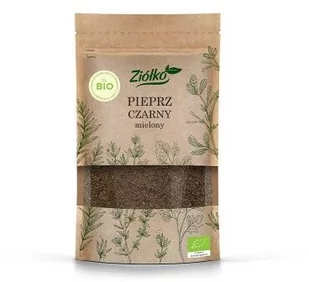 Pieprz czarny mielony 50g EKO ZIÓŁKO - Pieprz - miniaturka - grafika 1