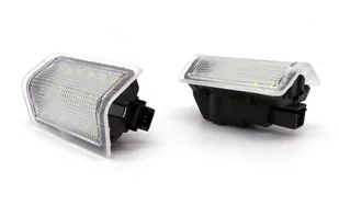 Mercedes A, B, C, M, GL, GLA, GLC, GLE, GLS lampki drzwi LED 2szt - Żarówki samochodowe - miniaturka - grafika 1