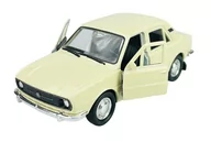 Samochody i pojazdy dla dzieci - WELLY SKODA 105 L BEŻOWY 1:34 SAMOCHÓD NOWY METALOWY MODEL - miniaturka - grafika 1
