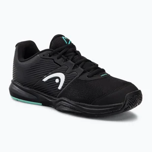 Buty do tenisa męskie HEAD Revolt Court black/teal - Buty sportowe męskie - miniaturka - grafika 1