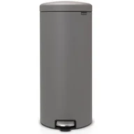 Kosze na śmieci - Brabantia Kosz na śmieci pedałowy NewIcon 30l mineral concrete grey 119187 - miniaturka - grafika 1