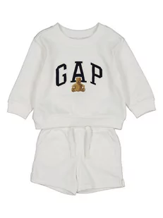 GAP 2-częściowy zestaw w kolorze białym - Bluzy i sweterki niemowlęce - miniaturka - grafika 1