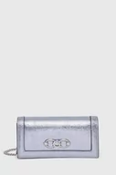 Torebki damskie - Guess kopertówka kolor srebrny - miniaturka - grafika 1
