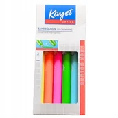 Przybory szkolne - Kayet Zakreślacze wysuwane z klipsem Neonowe 5szt - miniaturka - grafika 1
