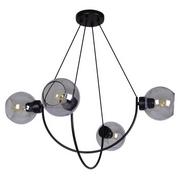 Lampy sufitowe - Kaja Outlet Plafon K-251 z serii DUNA nikiel brąz - miniaturka - grafika 1