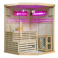 Sauny - Sauna sucha fińska piec 6 KW Harvia BC60 + kamień solny 150X150X200CM MO-EA3CS Mazur - miniaturka - grafika 1