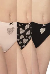 Figi LAMA Bikini L-122BI-57 3-pak XXL - Majtki damskie - miniaturka - grafika 1