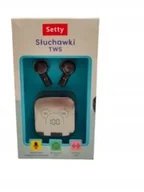 Słuchawki - Setty TWS czarne - miniaturka - grafika 1