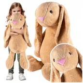 Maskotki i pluszaki - Pluszowy Zajączek Gigant Miękka Przytulanka 120cm Z1043 - miniaturka - grafika 1
