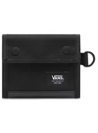 Portfele - Portfel podróżny Vans KENT Trifold Wallet - black / white - miniaturka - grafika 1