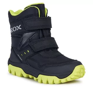 Buty dla chłopców - Śniegowce Geox J Himalaya Boy B Abx J36FRC 0FUCE C0802 S Black/Lime - grafika 1