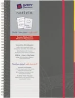 Notesy i bloczki - ZWECKFORM AVERY Kołonotatnik AVERY Notizio PP A4 7016 linia szary KZK0988 - miniaturka - grafika 1