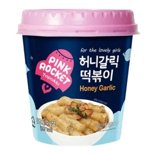 Pink Rocket Topokki Honey Garlic 120g - Szybkie dania obiadowe - miniaturka - grafika 1