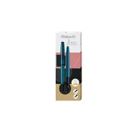 Długopisy - Pelikan Zestaw Jazz Noble Elegance Aqua: pióro wieczne + długopis - miniaturka - grafika 1
