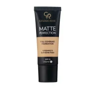 Podkłady do twarzy - Golden Rose - MATTE PERFECTION - Full Coverage Foundation - Matujący podkład do twarzy - SPF15 - 35 ml - N6 - miniaturka - grafika 1