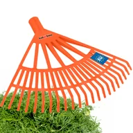 Grabie i motyki - GRABIE WACHLARZOWE GRABKI OGRODOWE PLASTIKOWE DO LIŚCI TRAWY GRABIENIA 44cm - miniaturka - grafika 1