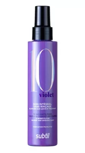 Subtil 10, Fioletowa Odżywka Do Włosów Blond 10w1 Bez Spłukiwania, 150ml - Odżywki do włosów - miniaturka - grafika 1