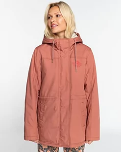 BILLABONG Parka damska różowa L/12 - Kurtki damskie - miniaturka - grafika 1