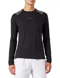 Koszulki męskie - Champion t-shirt męski c-tech, czarny/spiżowy., XL - grafika 1
