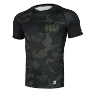 Odzież taktyczna i umundurowanie - Rashguard termoaktywny Pit Bull Performance Pro Plus Dillard Casino - Oliwkowy Camo 3XL - miniaturka - grafika 1