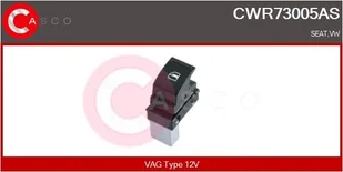 Przełącznik, podnośnik szyby Casco - Alternatory CWR73005AS - Akcesoria do układu elektrycznego - miniaturka - grafika 1