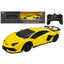 Rastar producent niezdefiniowany Auto R/C Lamborghini Aventador 1:24 Żółty - Zabawki zdalnie sterowane - miniaturka - grafika 1