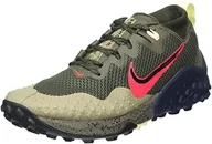 Trampki męskie - NIKE Męskie trampki Wildhorse 7, Cargo Khaki Siren czerwony matowy oliwkowy, 43 EU - miniaturka - grafika 1