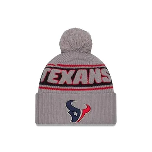 New Era Houston Texans NFL 2024 Sideline Sport Knit Szary Czapka z Pomponem - One-Size - Czapki damskie - miniaturka - grafika 1