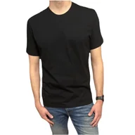 Koszulki męskie - T-shirt męski gładki koszulka czarny M - miniaturka - grafika 1