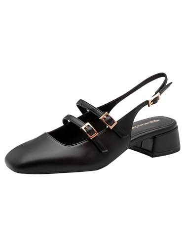 Tamaris Damskie czółenka Sling 1-29510-44, Black Uni, 40 EU