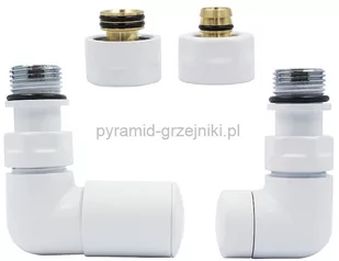 Varioterm Zawór regulacyjny Vision ze złączką PEX/CU - biały alu-pex - PEX 16mm lewy VIR06L(PEX) - Zawory i kraniki - miniaturka - grafika 1