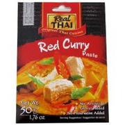 Przyprawy w płynie - REAL THAI Pasta Curry Czerwona 50g - Real Thai - miniaturka - grafika 1