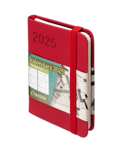Antra, Awangarda, kalendarz 2025, A7, czerwony - Kalendarze - miniaturka - grafika 1