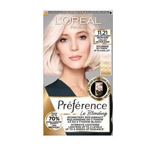 Loreal Paris Feria Preference 11.21 Ultra-Light - Farby do włosów i szampony koloryzujące - miniaturka - grafika 2
