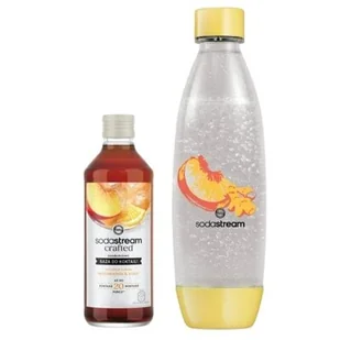 Zestaw upominkowy SODASTREAM Crafted Brzoskwinia & Imbir - Syropy i koncentraty owocowe - miniaturka - grafika 1