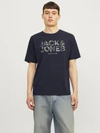 Koszulki męskie - Jack & Jones Koszulka w kolorze granatowym - miniaturka - grafika 1