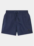Spodenki damskie - Guess Szorty sportowe L4GZ06 WG282 Granatowy Regular Fit - miniaturka - grafika 1