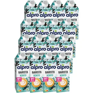Alpro Barista do kawy - Napój Kokosowy z dodatkiem soi i wapniem Zestaw 16 x 750 ml - żywność - Napoje roślinne - miniaturka - grafika 1