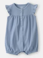 Pajacyki dla niemowląt - carter's Rampers w kolorze niebieskim - miniaturka - grafika 1