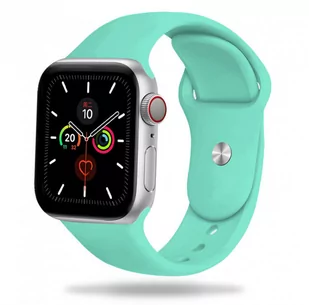 GK PROTECTION, Silikonowa opaska do Apple Watch 1/2/3/4/5/6/7/SE (42/44/45 mm), miętowy - Akcesoria do smartwatchy - miniaturka - grafika 1