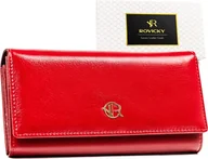 Portfele - Rovicky Duży portfel damski ze skóry naturalnej i ekologicznej - Rovicky NoSize - miniaturka - grafika 1