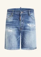 Spodenki damskie - dsquared2 Szorty Jeansowe Marine blau - miniaturka - grafika 1