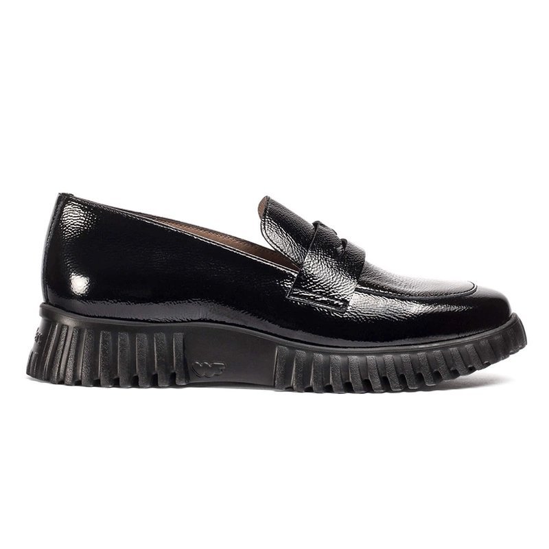 Wonders Półbuty Damskie Skórzane Czarne A-4402-NEGRO r.39