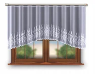 Firany - FIRANKA GOTOWA ŻAKARDOWA 618466 120X300 FIRANA ODPASOWANA ŁUK - miniaturka - grafika 1