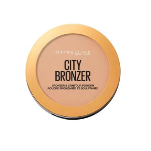 Maybelline MAYBELLINE CITY BRONZER Puder brązujący 200 MEDIUM COOL, 8 g 3600531528997 - Bronzery i konturowanie twarzy - miniaturka - grafika 1