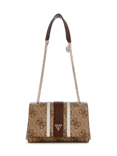 Guess Damskie logo SNOELLE II CNVRTBLE XBODY FLAPLATTE/BRĄZOWE/U