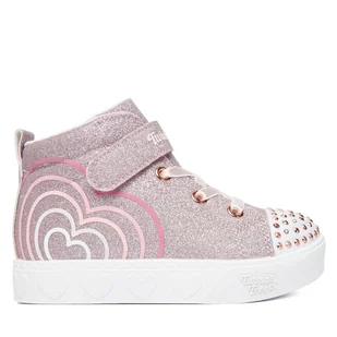 Sneakersy Skechers Heart Steps 314623N RSGD Różowe złoto - Buty dla dziewczynek - miniaturka - grafika 1