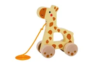 Klocki - TOOKY TOY Żyrafka do Ciągnięcia Drewniany - miniaturka - grafika 1