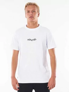 Koszulki dla chłopców - Rip Curl BLAZED AND TUBED white koszulka męska - M - grafika 1