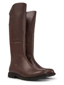 Kozaki damskie - Camper Skórzane kozaki w kolorze brązowym - miniaturka - grafika 1